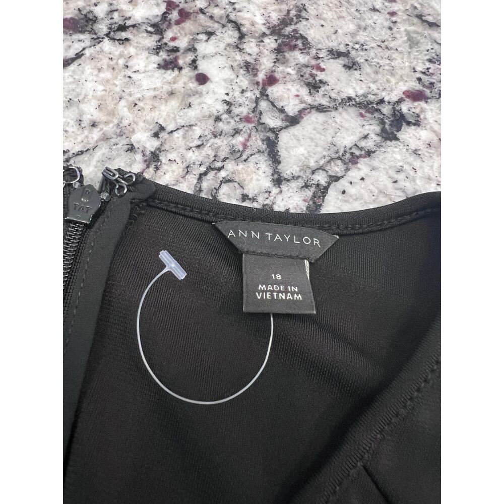 Ann Taylor black dress NWOT size 18 - Picture 5 of 8